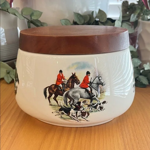 🚨SOLD ELSEWHERE🚨Vintage Tobacco Storage Humidifier Jar By Peterson’s Ltd. Italy - Picture 2 of 14